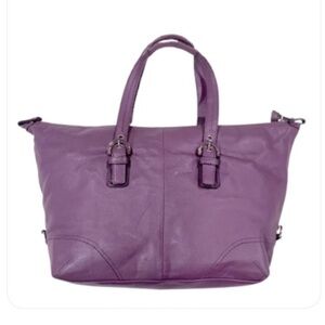 Coach Soho Leather Berry Satchel Handbag Purse